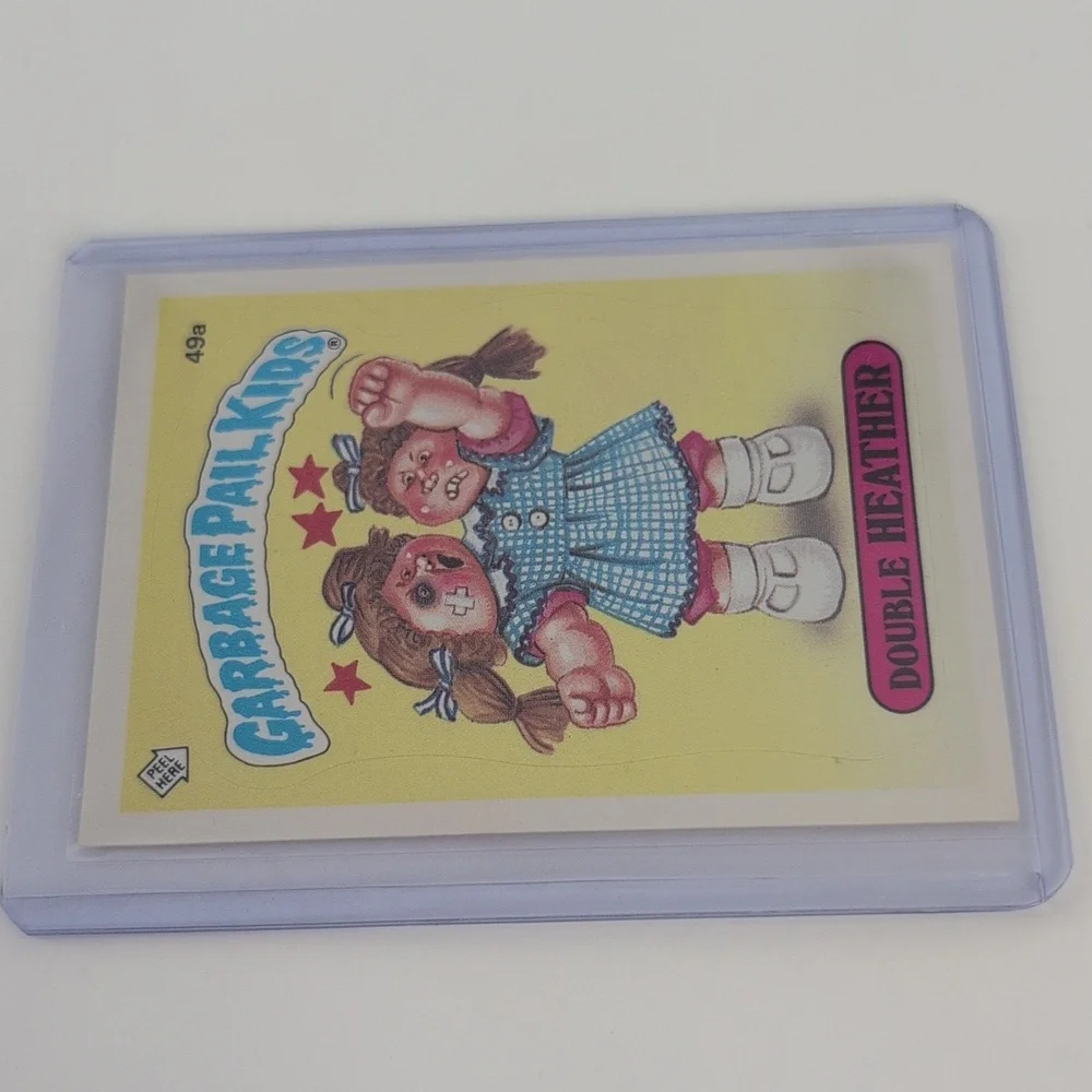 Double Heather Series 1 Garbage Pail Card In Great Condition !